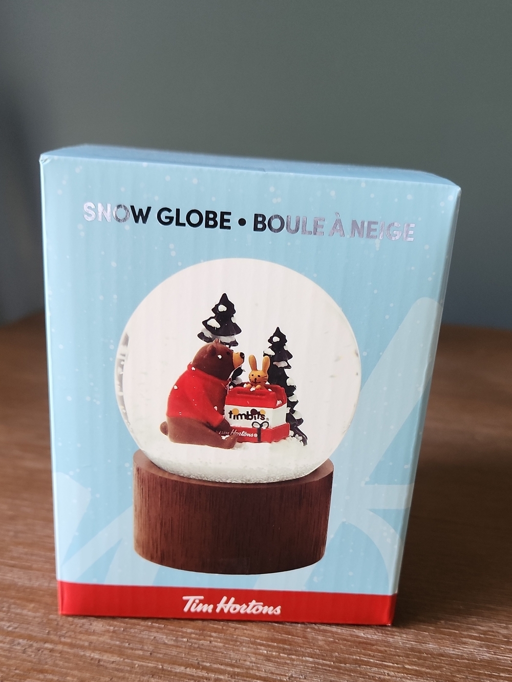 Tim Hortons Red Holiday Snow Globe